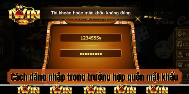 Cách login trong trường hợp quên mật khẩu tại hệ thống